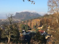 Blick zum Lilienstein